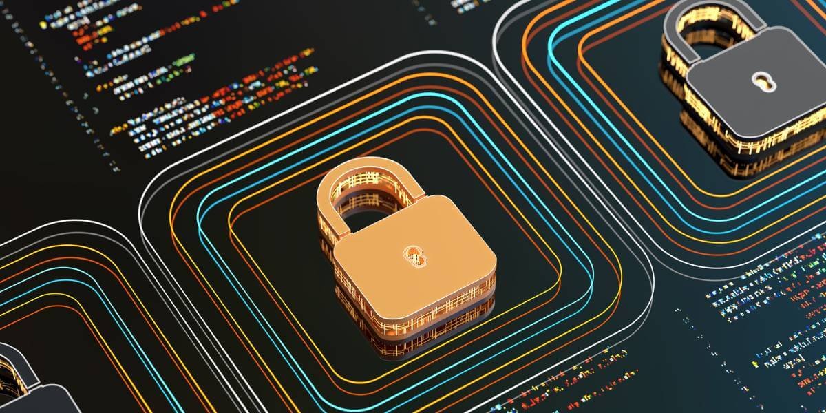 symbolizing multiple layers of online security